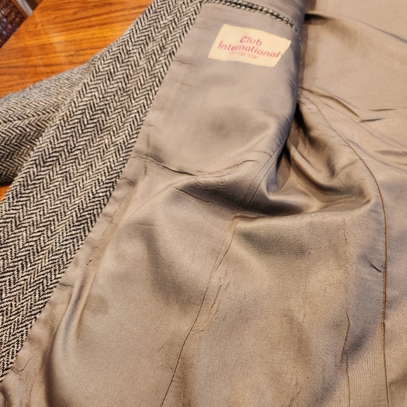 Vintage Houndstooth Wool Jacket - Picture 11 of 12